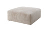 Snug 80 cm Luxus Cord Beistellhocker – Weicher, Vielseitiger Sitzpouf für Modernes Wohnen