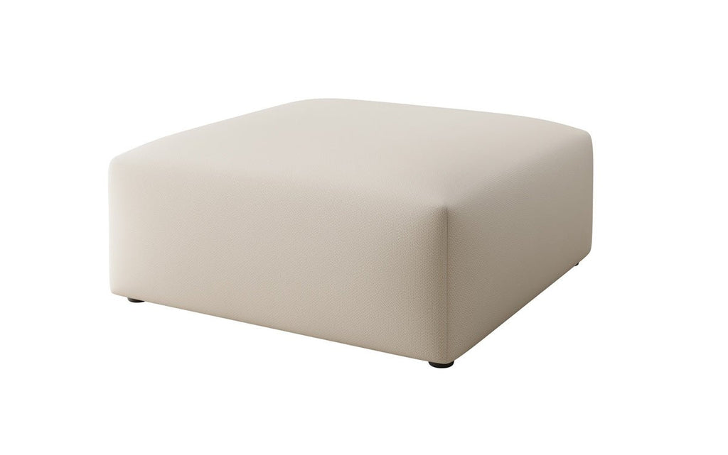 Snug Beistellhocker 80 cm: Gemütlicher Stoff-Pouf für modernes Wohnzimmer Design