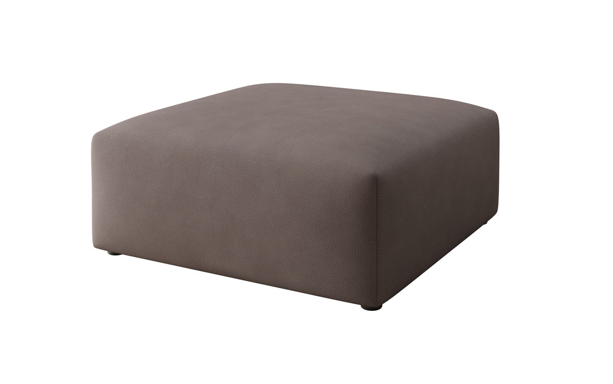 Gemütlicher 80cm Snug Stoff-Pouf: Vielseitiger Hocker, Fußstütze & Beistelltisch