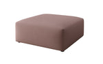 Lade das Bild in den Galerie-Viewer, Snug Beistellhocker 80 cm: Gemütlicher Stoff-Pouf für modernes Wohnzimmer Design
