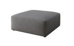 Lade das Bild in den Galerie-Viewer, Snug Beistellhocker 80 cm: Gemütlicher Stoff-Pouf für modernes Wohnzimmer Design
