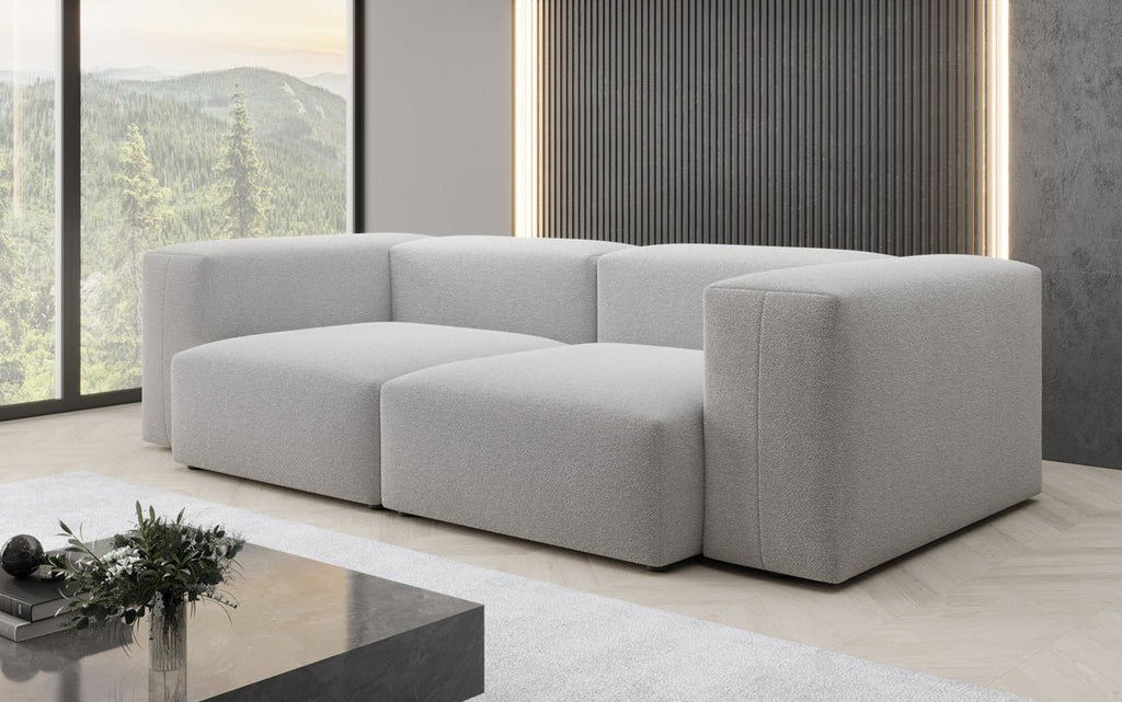 Designer 2-Sitzer Sofa Snug Bouclé – Modern, Gemütlich, Stilvoll, Luxuriös