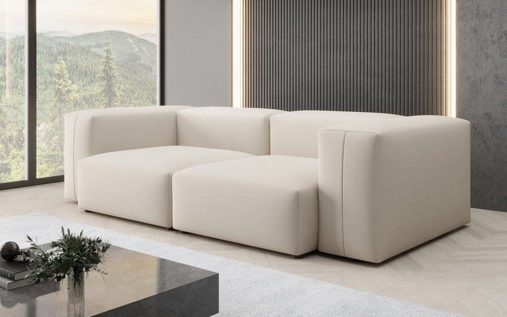 Designer Gemütliches 2-Sitzer Stoffsofa: Modern, Komfortabel & Stylisch für Ihr Zuhause