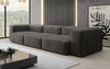 Luxuriöses Designer 3-Sitzer Samtsofa Snug – Komfortables Wohnzimmer Sofa mit Stil