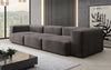 Luxuriöses Designer 3-Sitzer Samtsofa Snug – Komfortables Wohnzimmer Sofa mit Stil