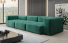 Luxuriöses Designer 3-Sitzer Samtsofa Snug – Komfortables Wohnzimmer Sofa mit Stil