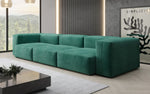 Lade das Bild in den Galerie-Viewer, Luxuriöses Designer 3-Sitzer Samtsofa Snug – Komfortables Wohnzimmer Sofa mit Stil
