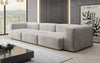 Luxuriöses Designer 3-Sitzer Samtsofa Snug – Komfortables Wohnzimmer Sofa mit Stil