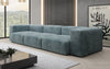 Designer 3-Sitzer Cord Sofa Snug – Gemütliches, Modernes Luxus Wohnzimmer Sofa