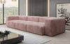 Designer 3-Sitzer Cord Sofa Snug – Gemütliches, Modernes Luxus Wohnzimmer Sofa