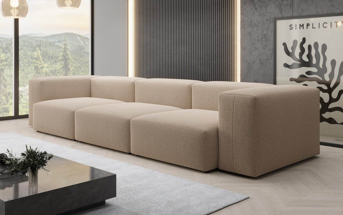 Luxuriöses Designer 3-Sitzer Sofa Snug aus Bouclé – Gemütlicher Komfort für Ihr Wohnzimmer