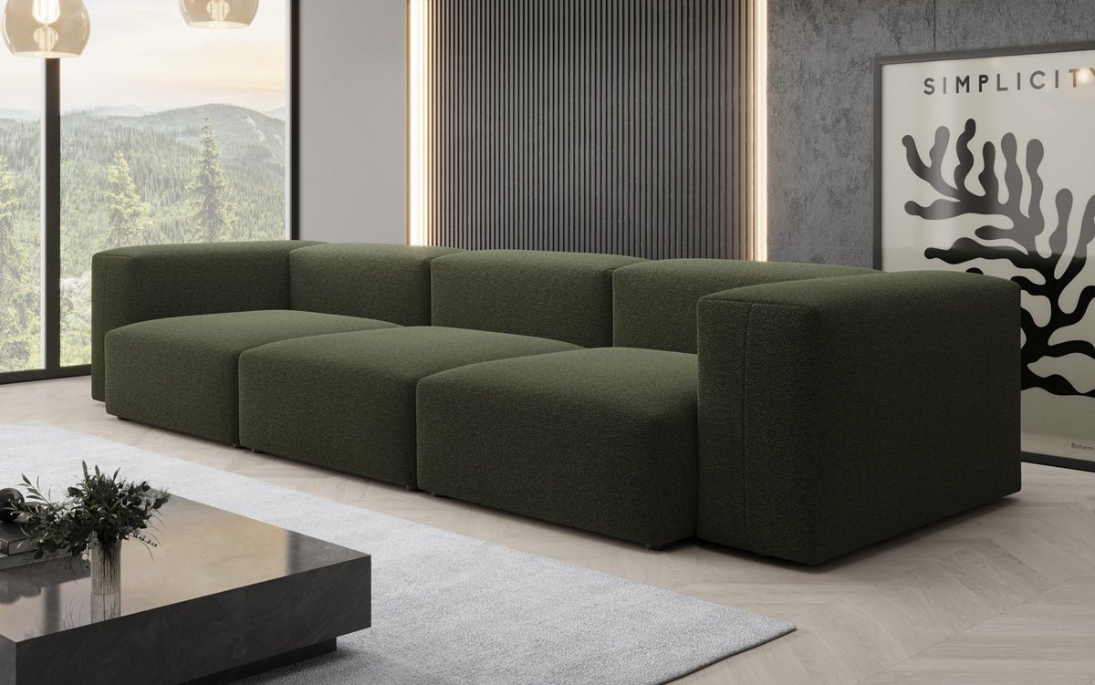 Luxuriöses Designer 3-Sitzer Sofa Snug aus Bouclé – Gemütlicher Komfort für Ihr Wohnzimmer