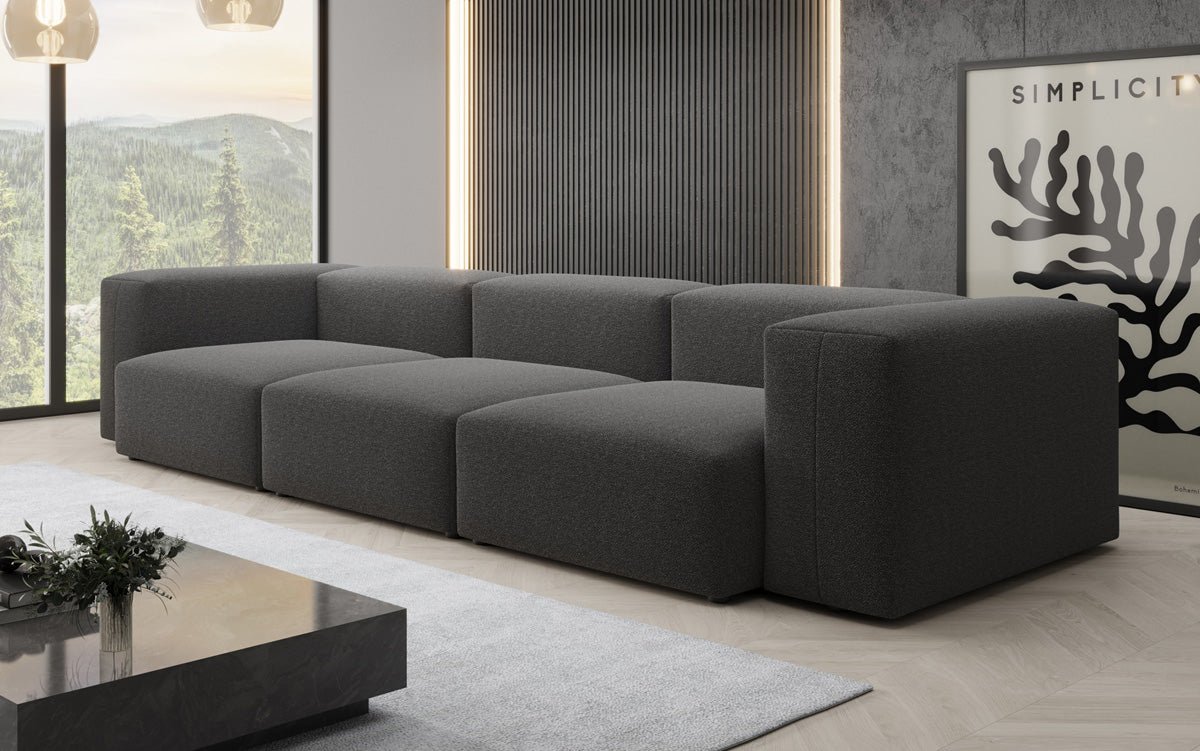 Luxuriöses Designer 3-Sitzer Sofa Snug aus Bouclé – Gemütlicher Komfort für Ihr Wohnzimmer