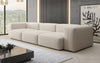 Designer 3-Sitzer Sofa Snug: Luxuriöses Stoff-Sofa für modernes Wohnzimmer