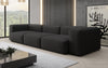 Designer 3-Sitzer Sofa Snug: Luxuriöses Stoff-Sofa für modernes Wohnzimmer