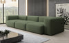 Designer 3-Sitzer Sofa Snug: Luxuriöses Stoff-Sofa für modernes Wohnzimmer
