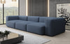Designer 3-Sitzer Sofa Snug: Luxuriöses Stoff-Sofa für modernes Wohnzimmer