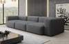 Designer 3-Sitzer Sofa Snug: Luxuriöses Stoff-Sofa für modernes Wohnzimmer