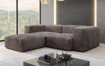 Lade das Bild in den Galerie-Viewer, Luxuriöses L-Sofa Snug Mini: Modulares Ecksofa aus Cordstoff für modernes Wohnen
