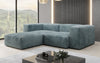 Luxuriöses L-Sofa Snug Mini: Modulares Ecksofa aus Cordstoff für modernes Wohnen