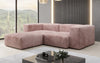 Luxuriöses L-Sofa Snug Mini: Modulares Ecksofa aus Cordstoff für modernes Wohnen