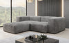 Luxuriöses L-Sofa Snug Mini: Modulares Ecksofa aus Cordstoff für modernes Wohnen