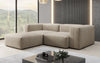 Luxuriöses L-Sofa Snug Mini Samt: Modulares Ecksofa für ultimativen Komfort