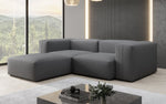 Lade das Bild in den Galerie-Viewer, Luxuriöses L-Sofa Snug Mini: Modernes Stoff-Ecksofa für Ihr Wohnzimmer
