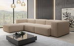 Lade das Bild in den Galerie-Viewer, Gemütliches L-Sofa aus Bouclé: Luxus und Komfort für Ihr Zuhause
