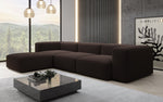 Lade das Bild in den Galerie-Viewer, Gemütliches L-Sofa aus Bouclé: Luxus und Komfort für Ihr Zuhause
