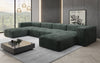Luxuriöses U-Sofa Snug im Cord-Design – Modern, Gemütlich, Großzügig für Ihr Wohnzimmer