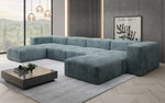 Lade das Bild in den Galerie-Viewer, Luxuriöses U-Sofa Snug im Cord-Design – Modern, Gemütlich, Großzügig für Ihr Wohnzimmer
