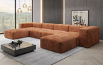 Lade das Bild in den Galerie-Viewer, Luxuriöses U-Sofa Snug im Cord-Design – Modern, Gemütlich, Großzügig für Ihr Wohnzimmer
