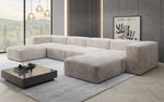 Lade das Bild in den Galerie-Viewer, Luxuriöses U-Sofa Snug im Cord-Design – Modern, Gemütlich, Großzügig für Ihr Wohnzimmer
