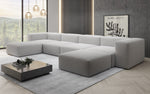 Lade das Bild in den Galerie-Viewer, Luxuriöses Bouclé U-Sofa: Modernes Design, Ultrakomfort für Ihr Wohnzimmer
