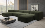 Lade das Bild in den Galerie-Viewer, Luxuriöses Bouclé U-Sofa: Modernes Design, Ultrakomfort für Ihr Wohnzimmer
