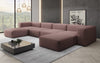 Luxuriöses U-Sofa Snug, Modernes Design, Bequemer Stoffbezug, Viele Farben