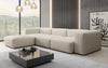 Gemütliches Designer L-Sofa Snug – Modernes Stoff Ecksofa für Ihr Wohnzimmer