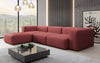 Gemütliches Designer L-Sofa Snug – Modernes Stoff Ecksofa für Ihr Wohnzimmer