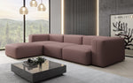 Lade das Bild in den Galerie-Viewer, Gemütliches Designer L-Sofa Snug – Modernes Stoff Ecksofa für Ihr Wohnzimmer
