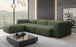 Lade das Bild in den Galerie-Viewer, Gemütliches Designer L-Sofa Snug – Modernes Stoff Ecksofa für Ihr Wohnzimmer
