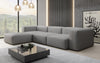Gemütliches Designer L-Sofa Snug – Modernes Stoff Ecksofa für Ihr Wohnzimmer