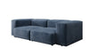 Luxuriöses Snug 2-Sitzer Samtsofa: Modernes Design, Ultrakomfortabel für Ihr Wohnzimmer
