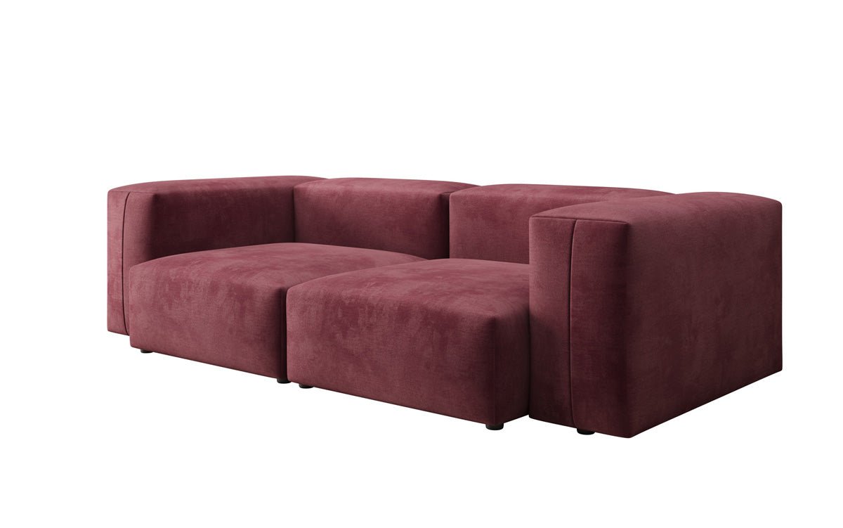 Luxuriöses Snug 2-Sitzer Samtsofa: Modernes Design, Ultrakomfortabel für Ihr Wohnzimmer