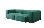 Lade das Bild in den Galerie-Viewer, Luxuriöses Snug 2-Sitzer Samtsofa: Modernes Design, Ultrakomfortabel für Ihr Wohnzimmer
