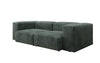 Luxuriöses Cord Designer 2-Sitzer Sofa Snug – Modern, Gemütlich, Vielseitig Farben