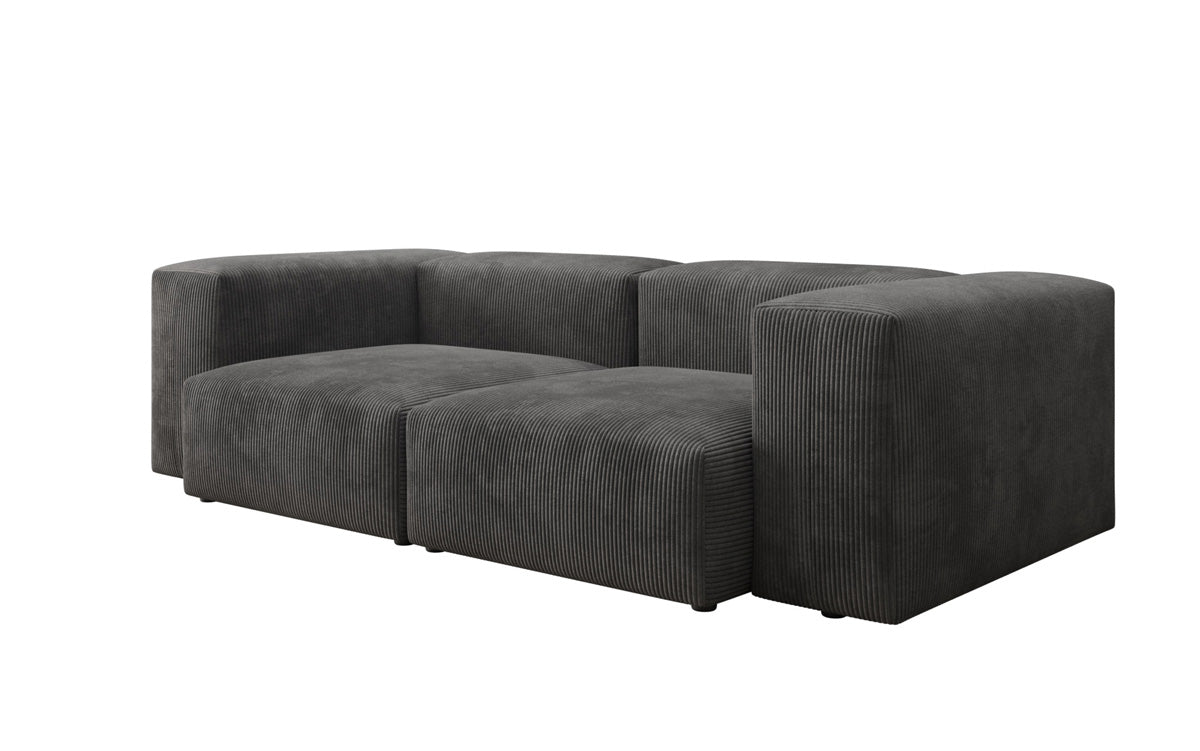 Luxuriöses Cord Designer 2-Sitzer Sofa Snug – Modern, Gemütlich, Vielseitig Farben