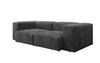 Luxuriöses Cord Designer 2-Sitzer Sofa Snug – Modern, Gemütlich, Vielseitig Farben