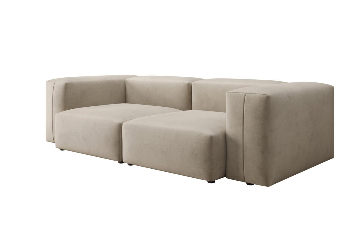 Luxuriöses Snug 2-Sitzer Samtsofa: Modernes Design, Ultrakomfortabel für Ihr Wohnzimmer