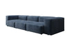 Luxuriöses Designer 3-Sitzer Samtsofa Snug – Komfortables Wohnzimmer Sofa mit Stil